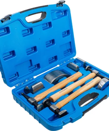 JUEGO 7 PIEZAS DE TASES Y MARTILLOS
