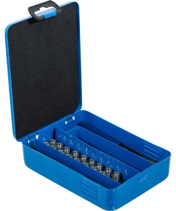 JUEGO 29 PIEZAS PARA REPARAR ROSCAS INSERTADAS M8X M1.25