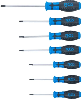 JUEGO 7 PIEZAS DE DESARMADORES TORX , T10-T40