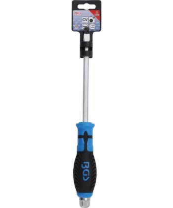 DESARMADOR PLANO 8X150 MM, CON HEXAGONO